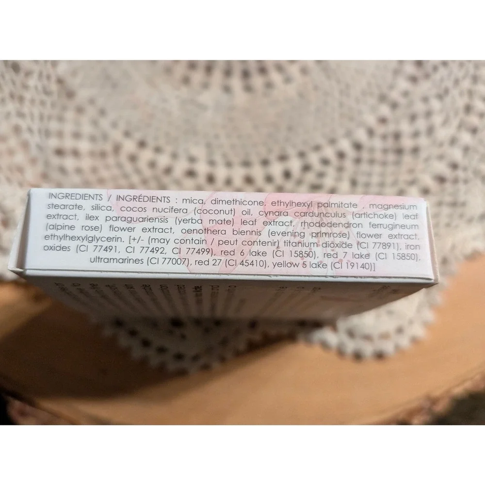 NIB Seraphine Botanicals Tea + Rose Satin Blush Fresh Apricot 10g Talc-Free